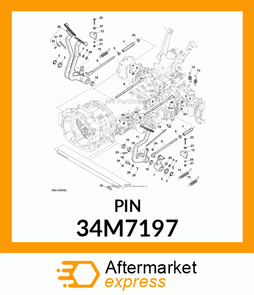 PIN, SPRING 34M7197