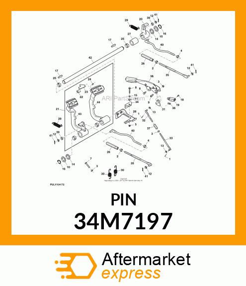 PIN, SPRING 34M7197