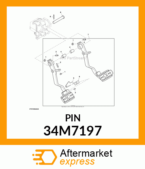 PIN, SPRING 34M7197