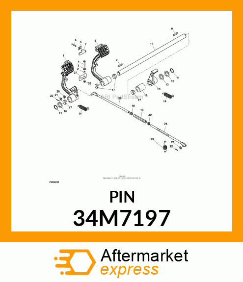 PIN, SPRING 34M7197