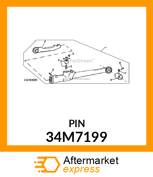 PIN, SPRING 34M7199