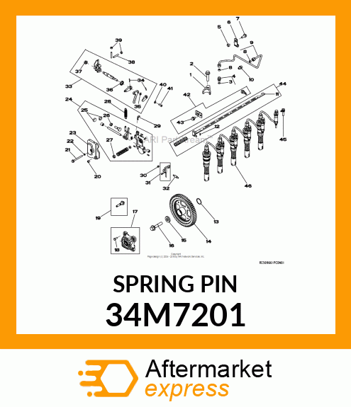 PIN, SPRING 34M7201