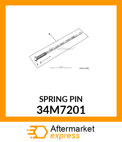 PIN, SPRING 34M7201