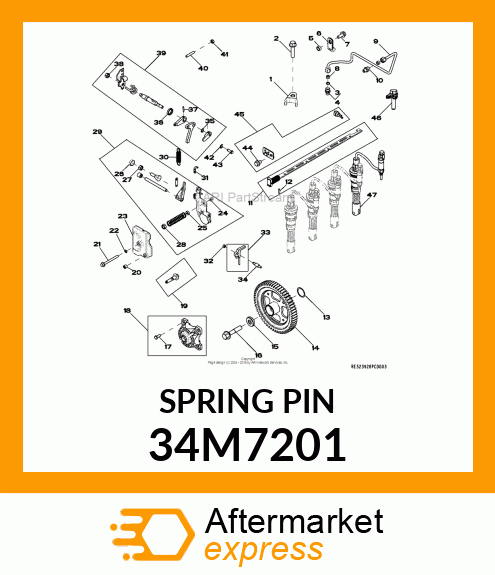 PIN, SPRING 34M7201