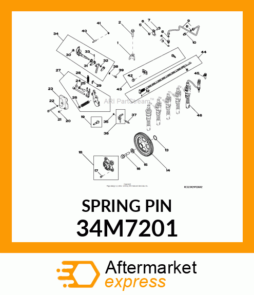 PIN, SPRING 34M7201