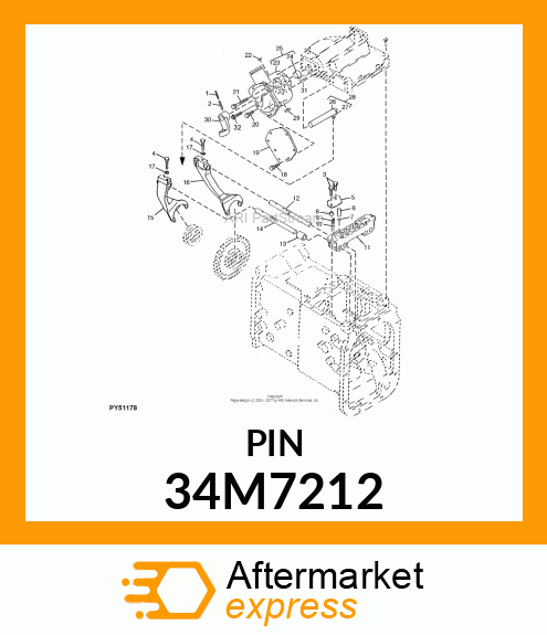 PIN, SPRING 34M7212