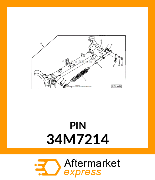 PIN, SPRING 34M7214