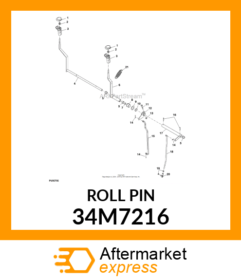 PIN, SPRING 34M7216