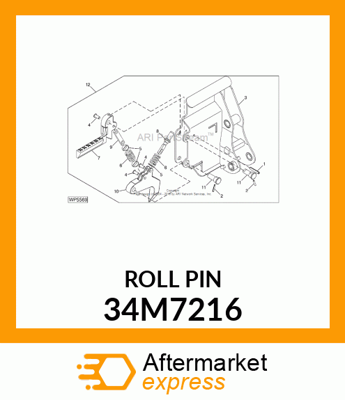 PIN, SPRING 34M7216