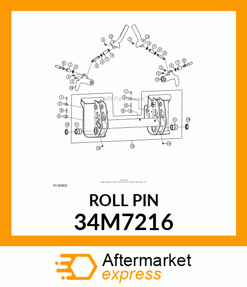 PIN, SPRING 34M7216