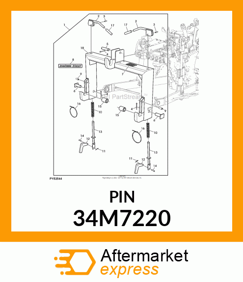 PIN, SPRING 34M7220