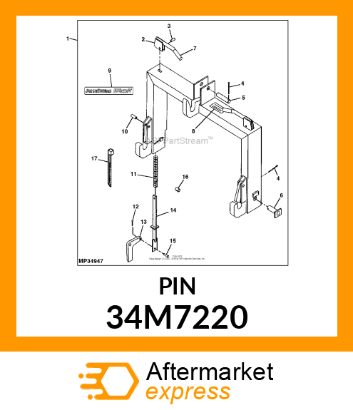 PIN, SPRING 34M7220