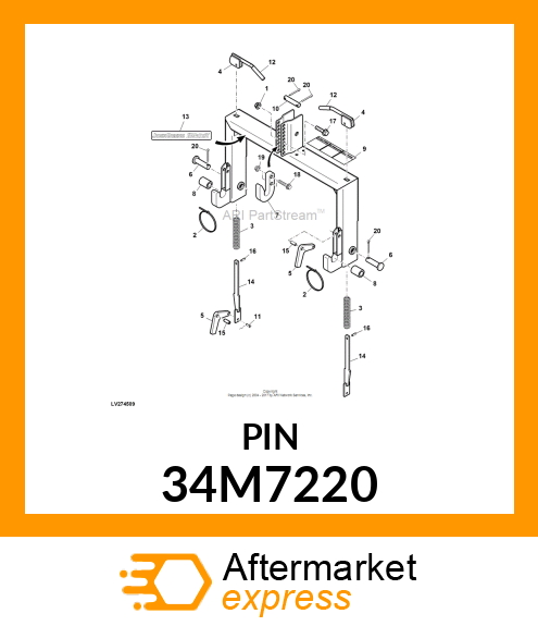 PIN, SPRING 34M7220