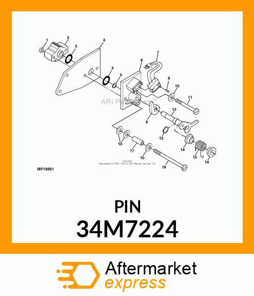 PIN, SPRING 34M7224