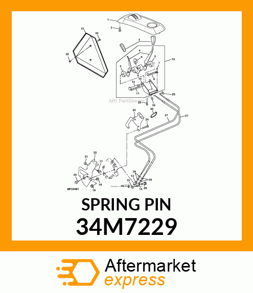 PIN, SPRING 34M7229