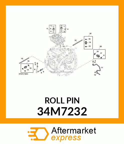 PIN, SPRING 34M7232