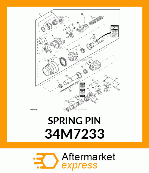 PIN, SPRING 34M7233