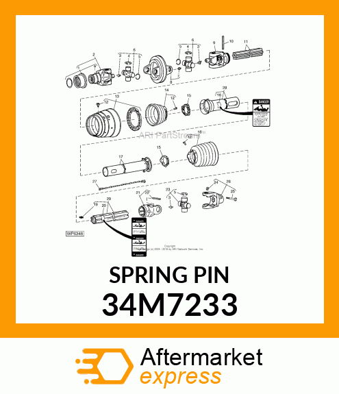 PIN, SPRING 34M7233