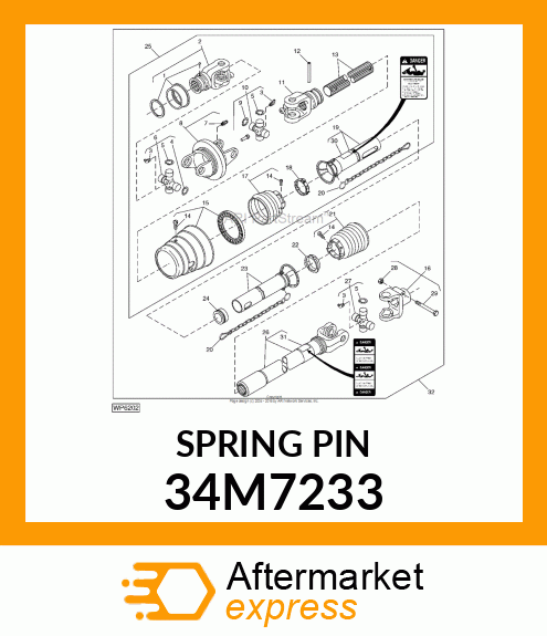 PIN, SPRING 34M7233