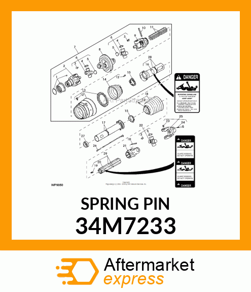 PIN, SPRING 34M7233