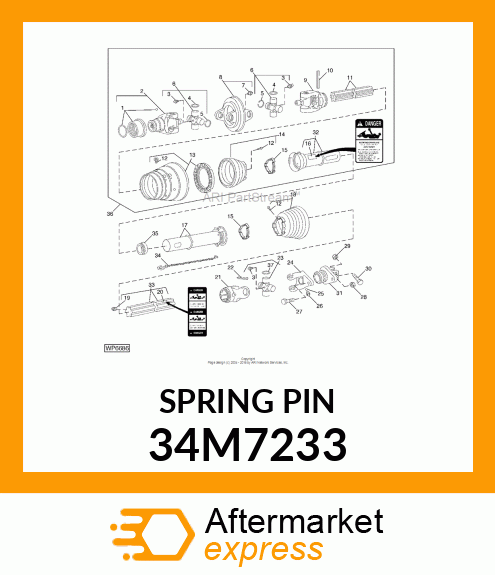 PIN, SPRING 34M7233