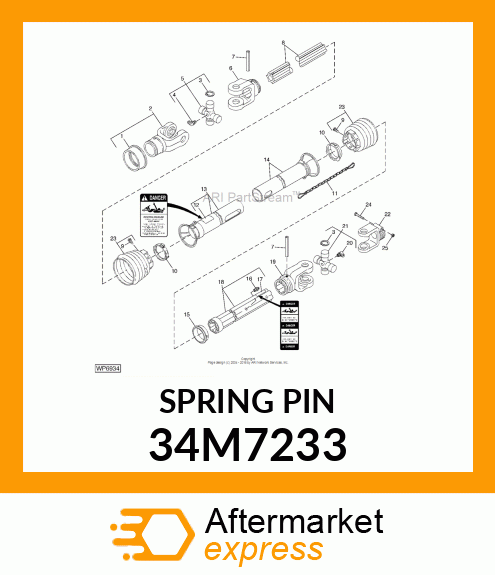 PIN, SPRING 34M7233