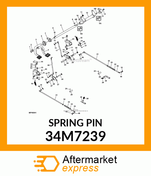 PIN, COILED SPRING 34M7239