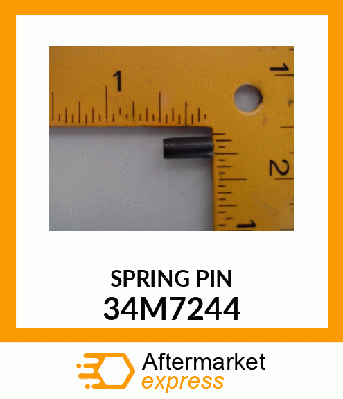 PIN, SPRING, COILED 34M7244