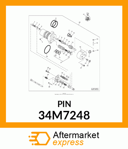 PIN, SPRING, COILED 34M7248