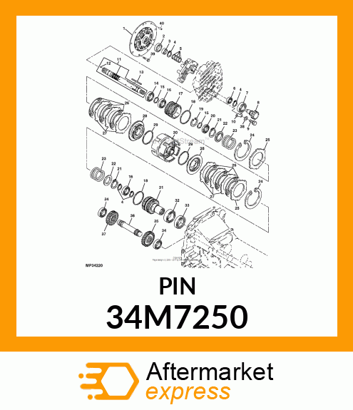 PIN, SPRING 34M7250