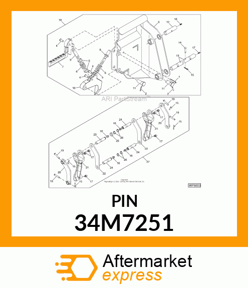 PIN, SPRING 34M7251