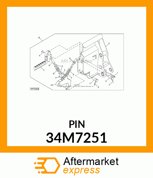 PIN, SPRING 34M7251