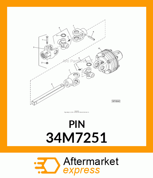 PIN, SPRING 34M7251