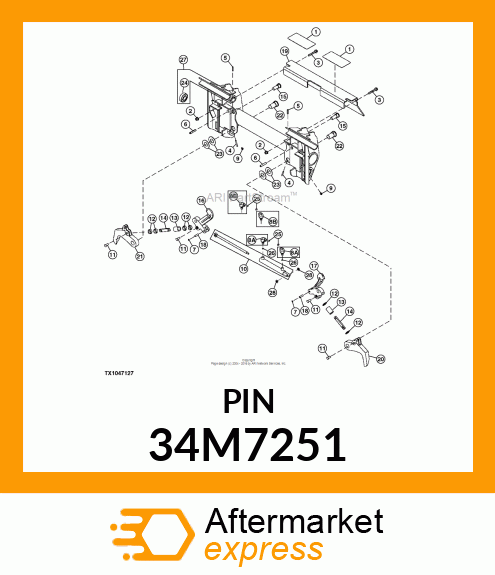 PIN, SPRING 34M7251