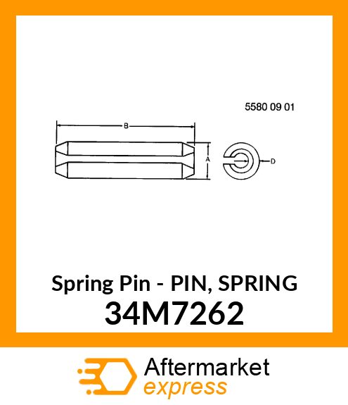 PIN, SPRING 34M7262