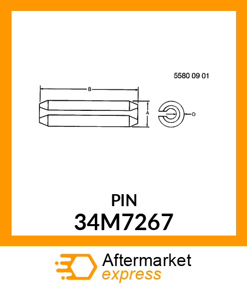 PIN, SPRING 34M7267