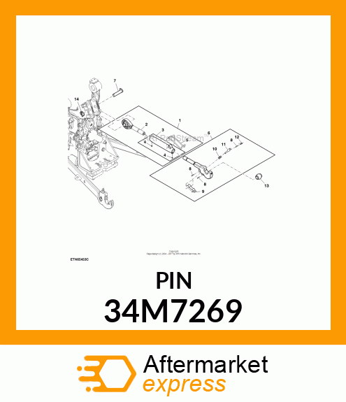 PIN, SPRING 34M7269