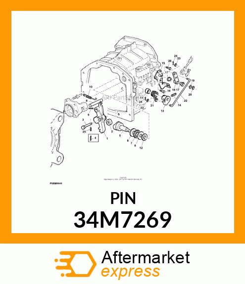 PIN, SPRING 34M7269