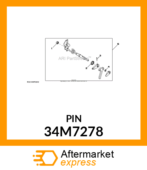 PIN, SPRING, COILED 34M7278