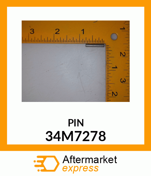 PIN, SPRING, COILED 34M7278