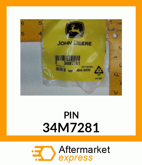 PIN, SPRING, COILED 34M7281