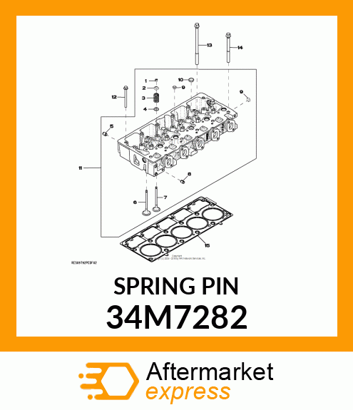 PIN, SPRING 34M7282