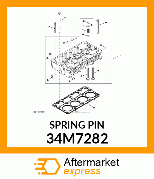 PIN, SPRING 34M7282