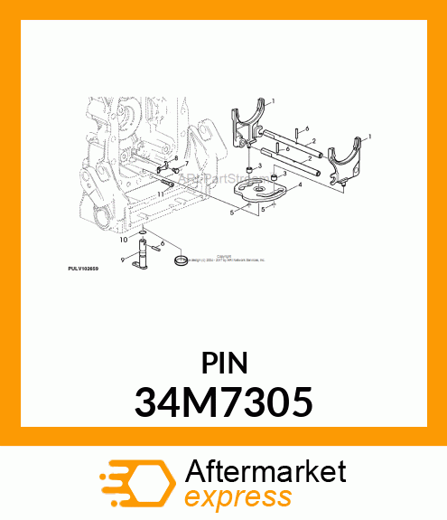 PIN, SPRING, COILED 34M7305