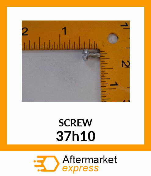 SCREW, SLFTPG, SLOTTED PAN HEAD 37h10