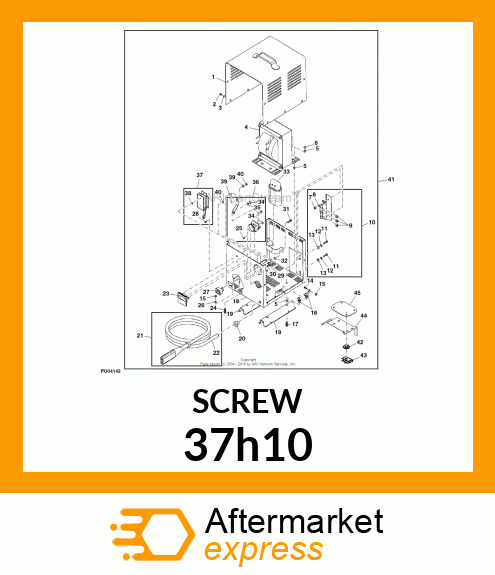 SCREW, SLFTPG, SLOTTED PAN HEAD 37h10