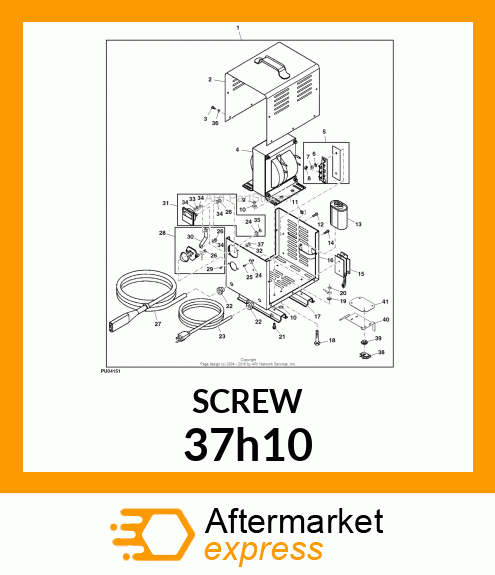 SCREW, SLFTPG, SLOTTED PAN HEAD 37h10