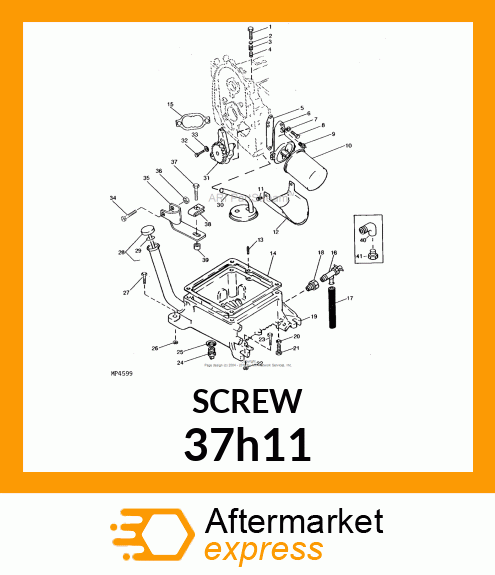 SCREW, SLFTPG, SPD THD, CR PAN HD 37h11