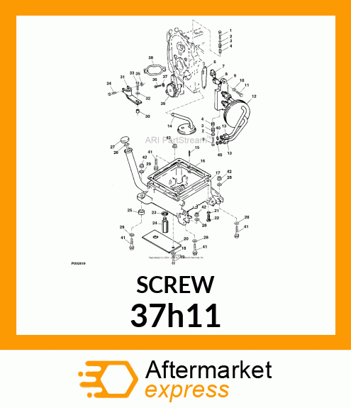 SCREW, SLFTPG, SPD THD, CR PAN HD 37h11