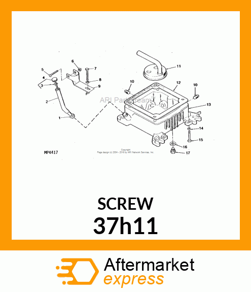 SCREW, SLFTPG, SPD THD, CR PAN HD 37h11